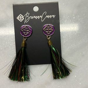 Brianna Cannon Mardi Gras earrings